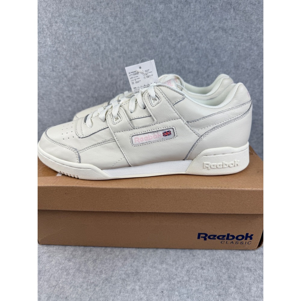 Reebok Workout Lo Plus Women's Size 11 Sneakers Casual Shoes Vintage White - Picture 3 of 9